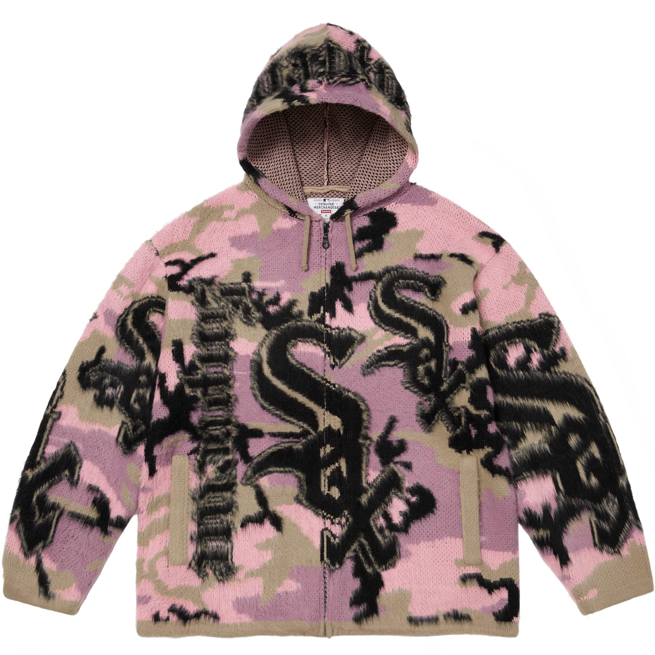 Supreme®/Chicago White Sox™ Zip Up Hooded Sweater view 13